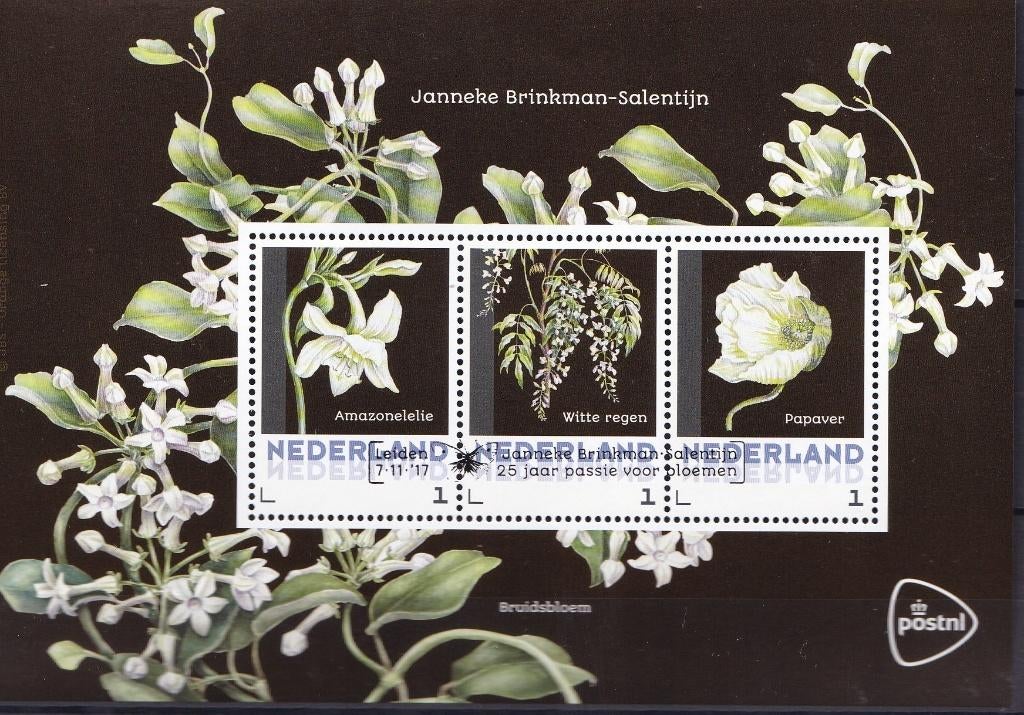 Janneke Brinkman - Salentijn – Bruidsbloem, Verzenden, Na 1940, Gestempeld