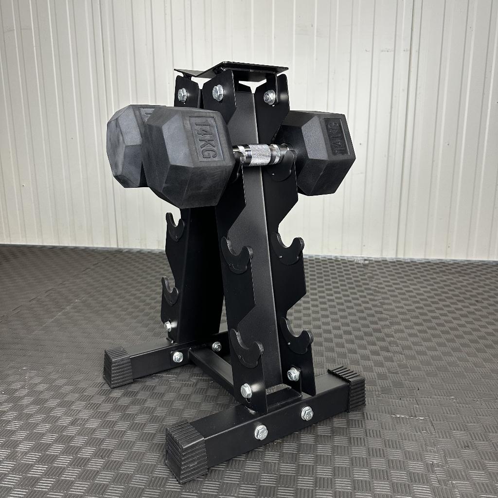 Dumbbell rack 3 paar, Sport en Fitness, Ophalen, Nieuw, Benen, Dumbbell