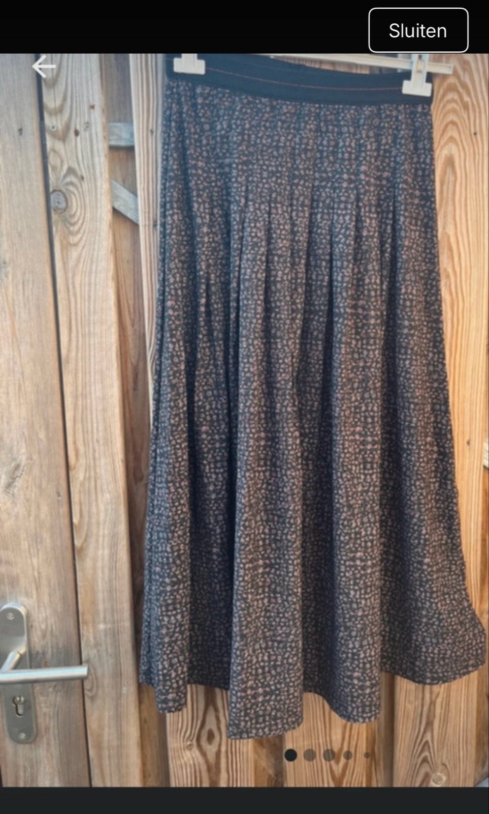 Studio Anneloes rok met print - Maat XS, Kleding | Dames, Rokken, Verzenden, Zwart, Zo goed als nieuw, Maat 34 (XS) of kleiner