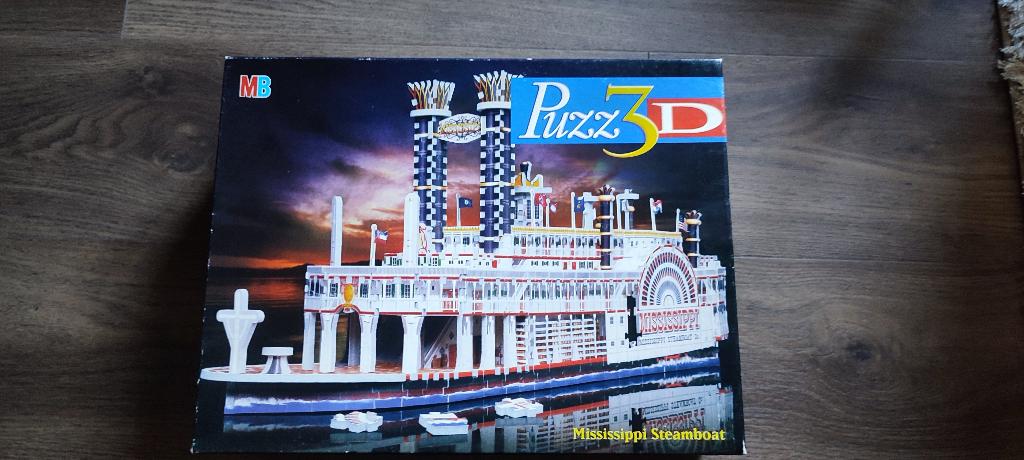 *Te Koop* Puzz 3D / Puzz3D : Mississippi Steamboat, Ophalen of Verzenden, 500 t/m 1500 stukjes, Gebruikt, Rubik's of 3D-puzzel