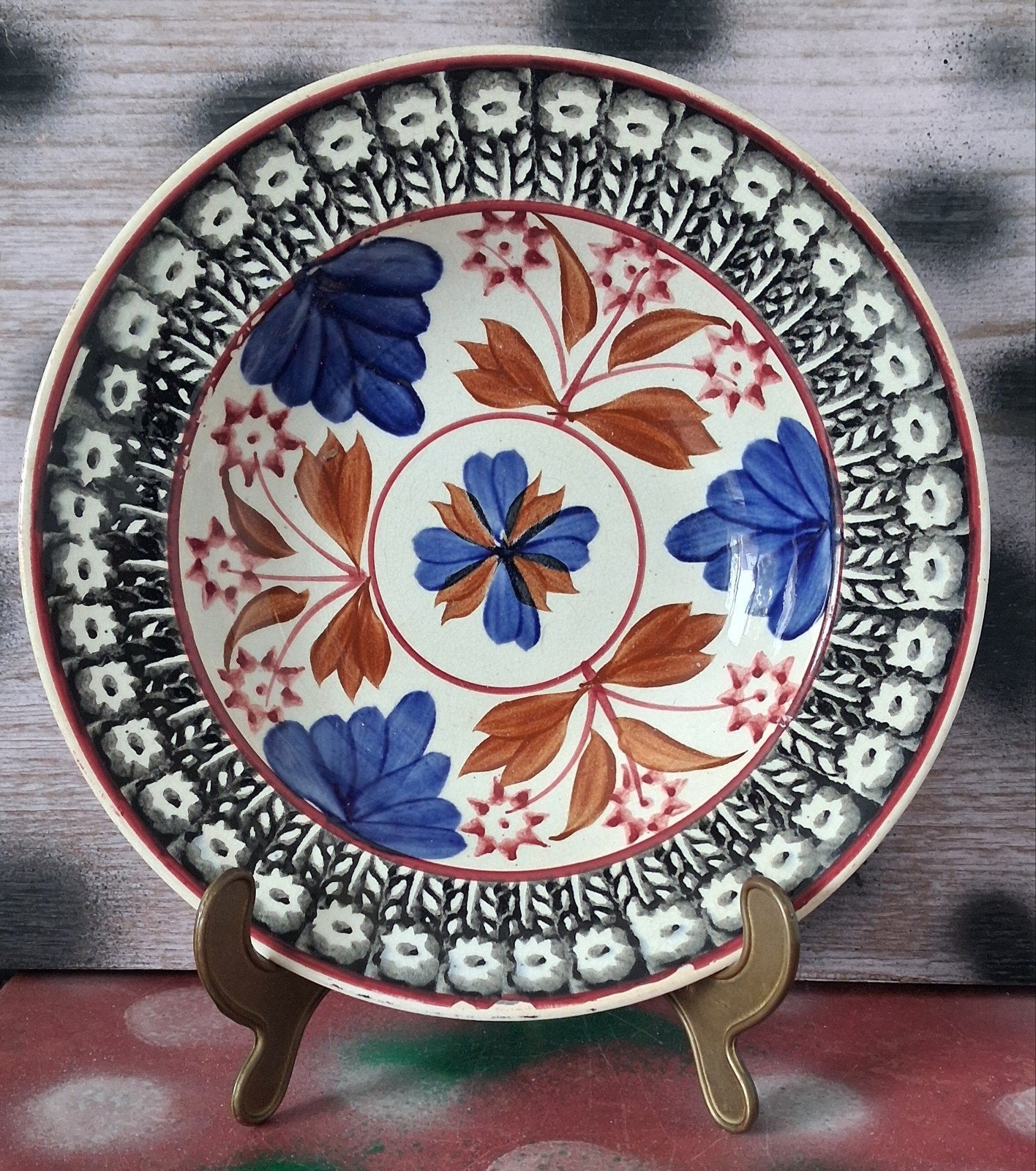 Wandbord. De Sphinx Maastricht. Handpainted. 21/3.5 cm., Antiek en Kunst, Ophalen