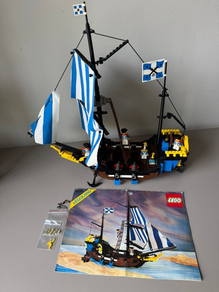 Lego - 6274 - Pirates I - Caribbean Clipper, Gebruikt, Lego, Compleet, Complete set