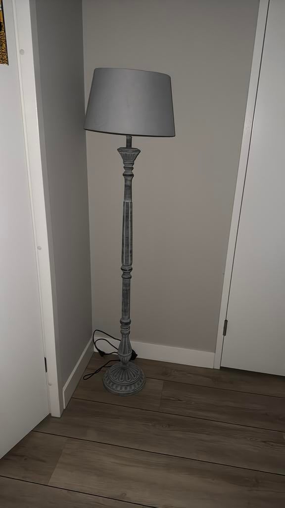 Leuke lamp, Huis en Inrichting, Lampen | Vloerlampen, Ophalen, 150 tot 200 cm, Hout, Landelijk