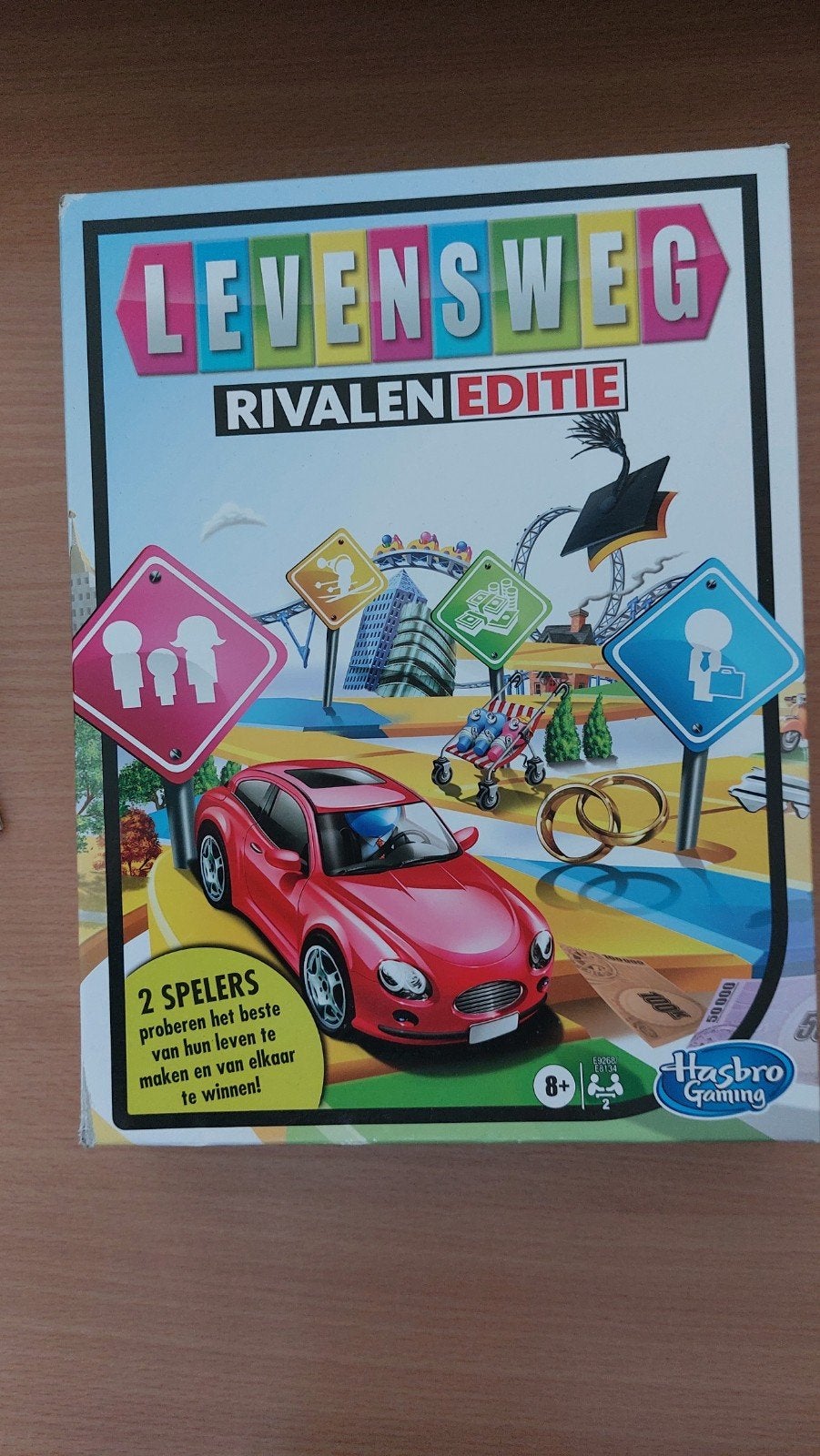 Levensweg Rivalen Editie - Hasbro Gaming, Een of twee spelers, Ophalen, Gebruikt, Hasbro Gaming
