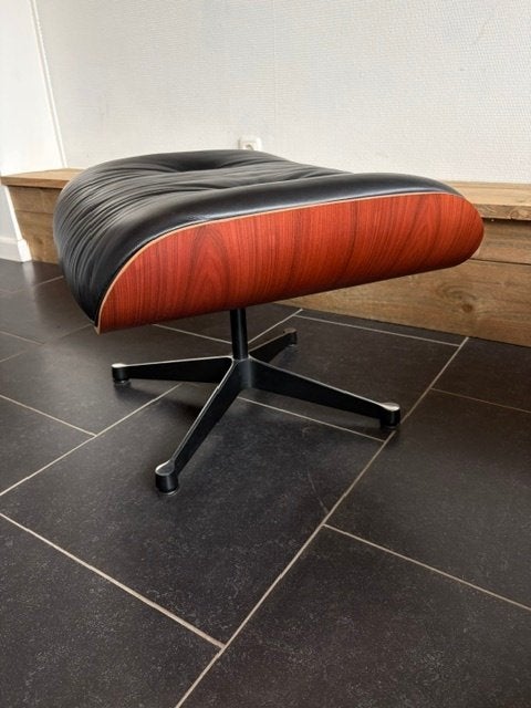 Vitra Eames Lounge Chair met Ottoman, Palisander , 2017, Huis en Inrichting, Vitra, Design, 75 tot 100 cm, Ophalen of Verzenden