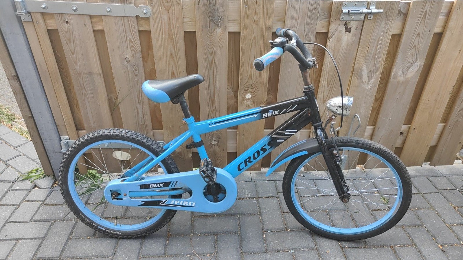 BMX Cross Spirit 20 inch - Blauw/Zwart, Fietsen en Brommers, Ophalen, Gebruikt, 16 tot 20 inch, Cross Spirit