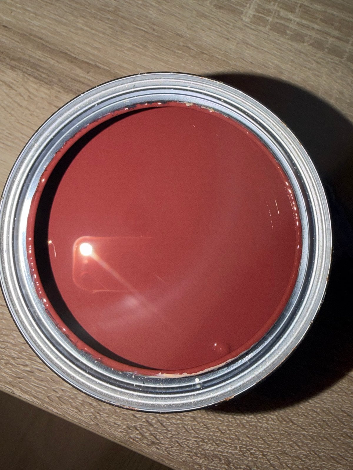 VEVEo AC Plus Verf - Matte Rode Verf 1L, Ophalen of Verzenden, Minder dan 5 liter, Rood, Verf