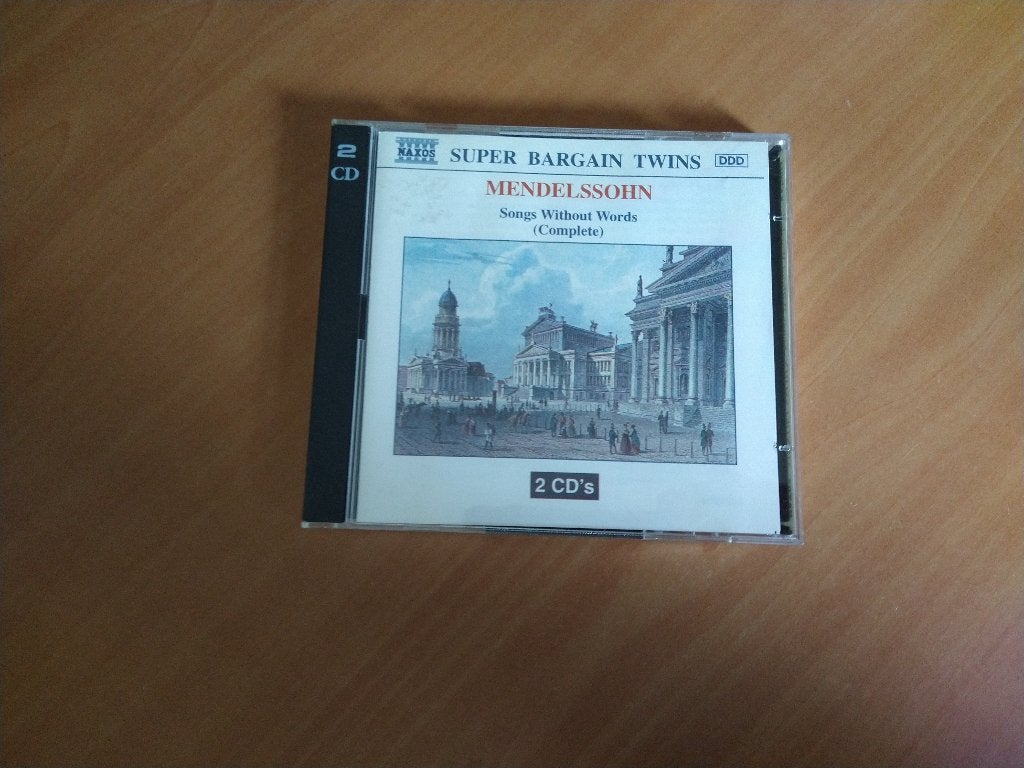 2-CD Mendelssohn. Songs Without Words (Complete), Ophalen of Verzenden, Classicisme, Zo goed als nieuw, Kamermuziek