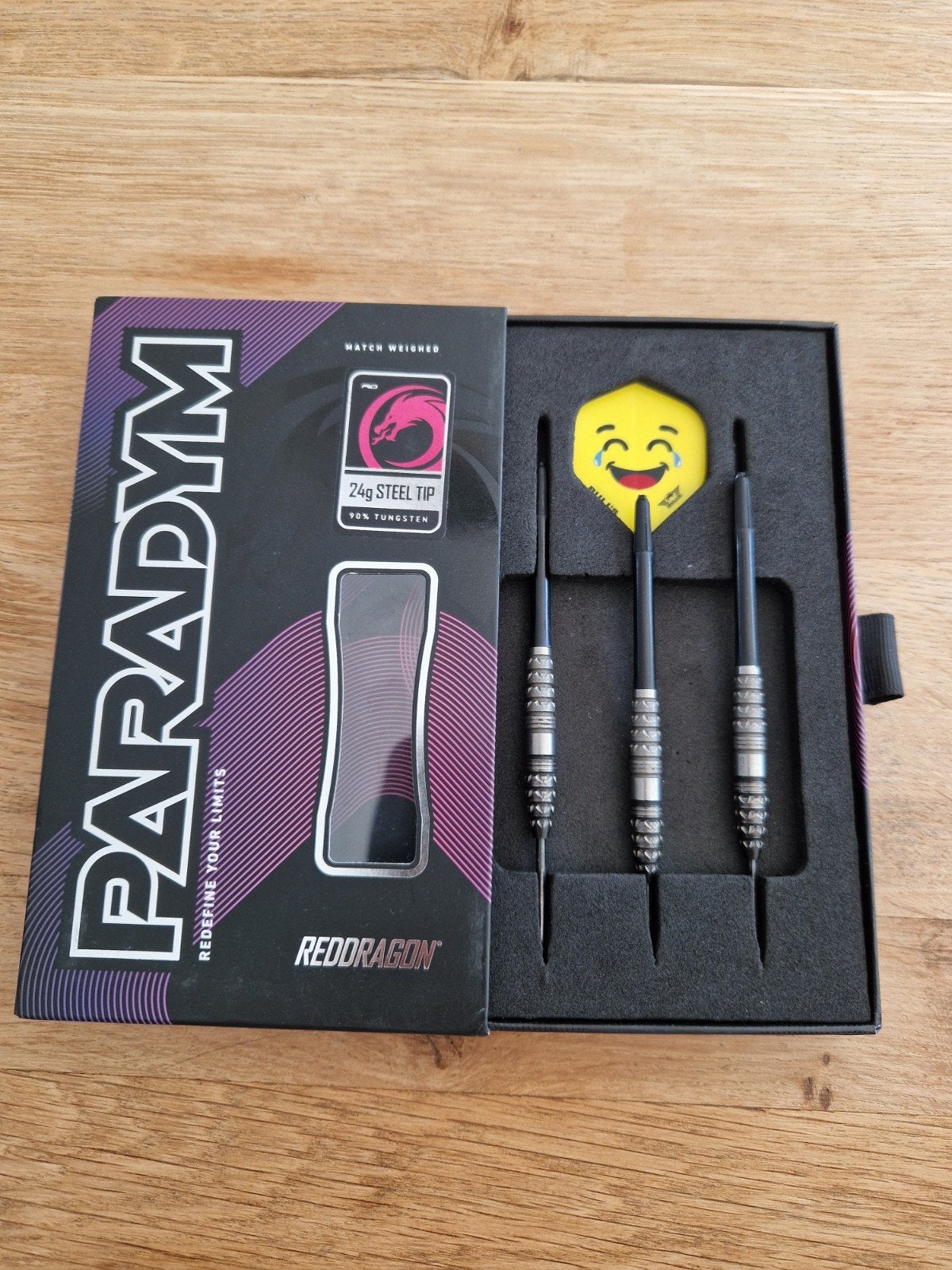 Red Dragon Paradym Darts - 24g Steel Tip 90% Tungsten, Ophalen of Verzenden, Zo goed als nieuw, Pijlen