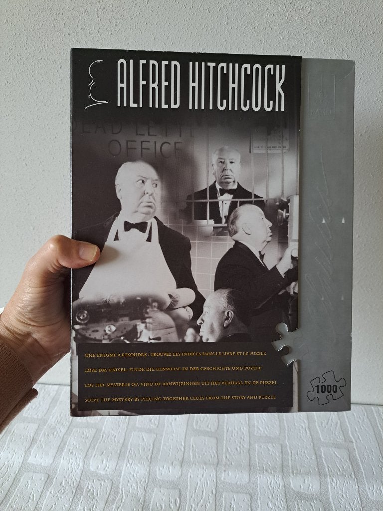 Alfred Hitchcock Mystery Jigsaw Puzzel 1000 stukjes NIEUW, Ophalen of Verzenden, 500 t/m 1500 stukjes, Nieuw, Legpuzzel