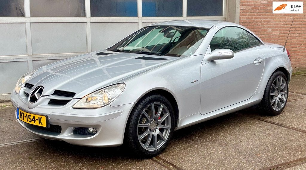 Mercedes-Benz SLK-klasse 200 K Automaat Edition 10,LEDER,AIR, Automaat, Achterwielaandrijving, Gebruikt, Zwart