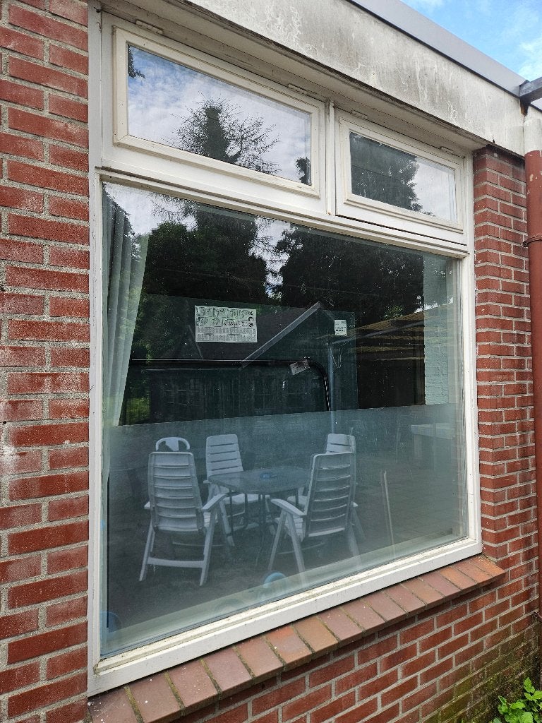 Kozijn met 2 klap ramen inclusief dubbel glas, Doe-het-zelf en Verbouw, Kozijnen en Schuifpuien, Ophalen, Gebruikt, Raamkozijn