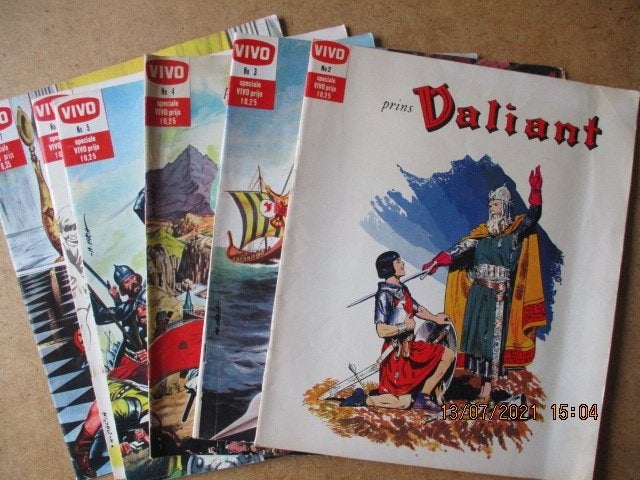 adv5077 prins valiant, Eén stripboek, Ophalen, Gelezen