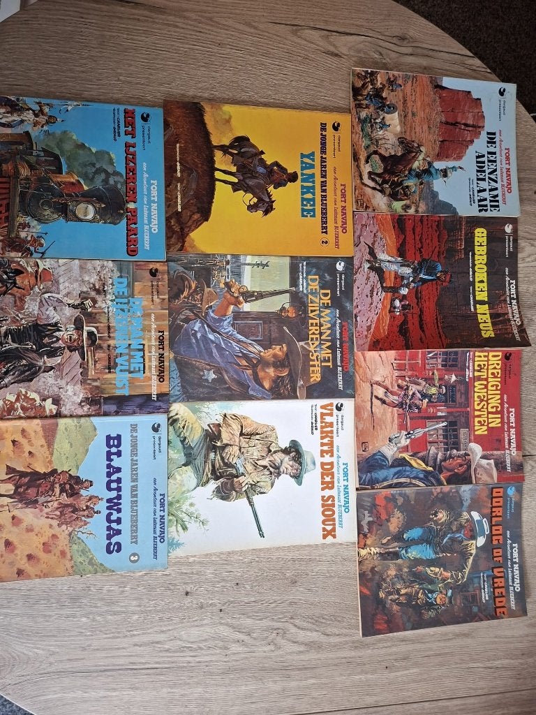 blueberry, Meerdere stripboeken, Ophalen, Gelezen, Fort navajo