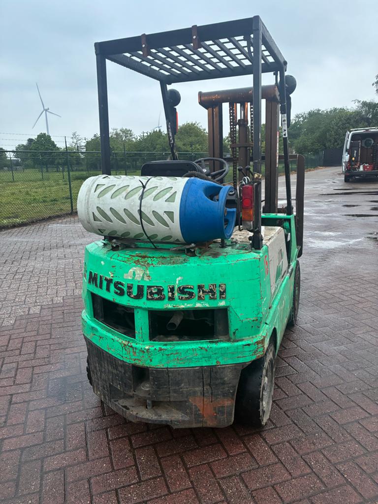 Mitsubishi FG15 Heftruck - 1500kg hefvermogen, 3.30m hefhoog, Tuin en Terras, Grasmaaiers, Ophalen of Verzenden, Zo goed als nieuw
