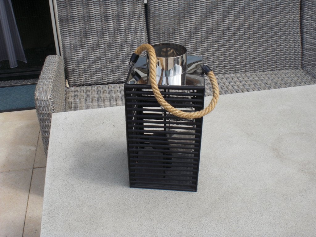 rotan windlicht, Ophalen, Overige materialen, Windlicht, Gebruikt