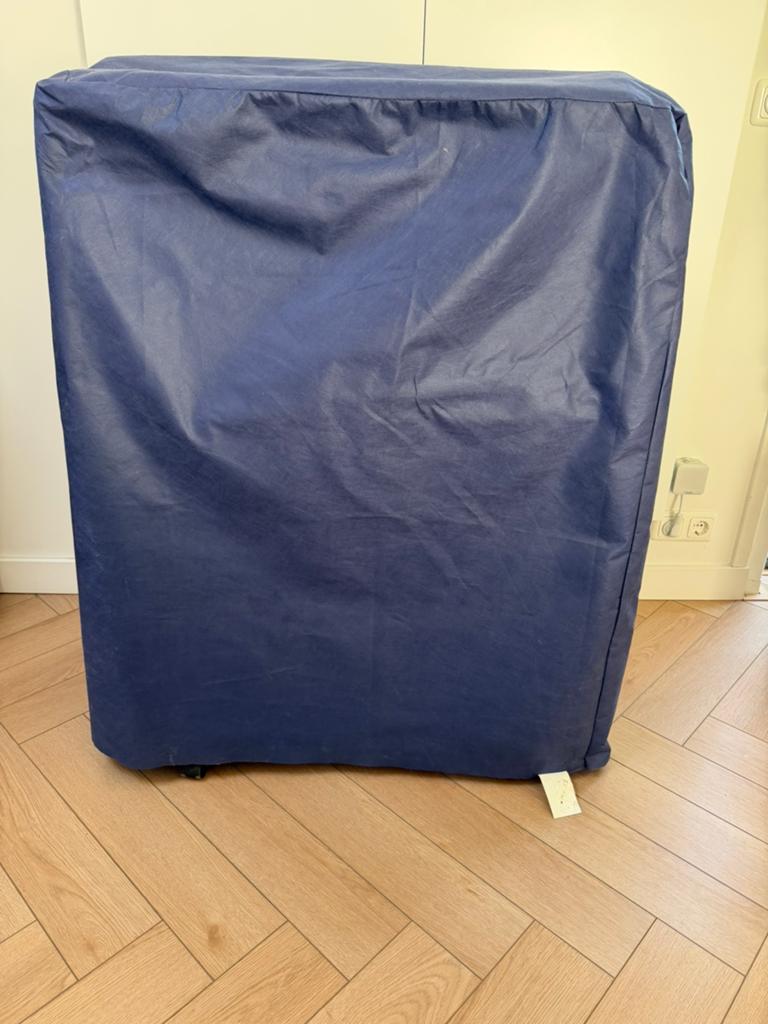 Vouwbed / logeerbed, Eenpersoons, Zo goed als nieuw, 80 cm, 190 cm of minder