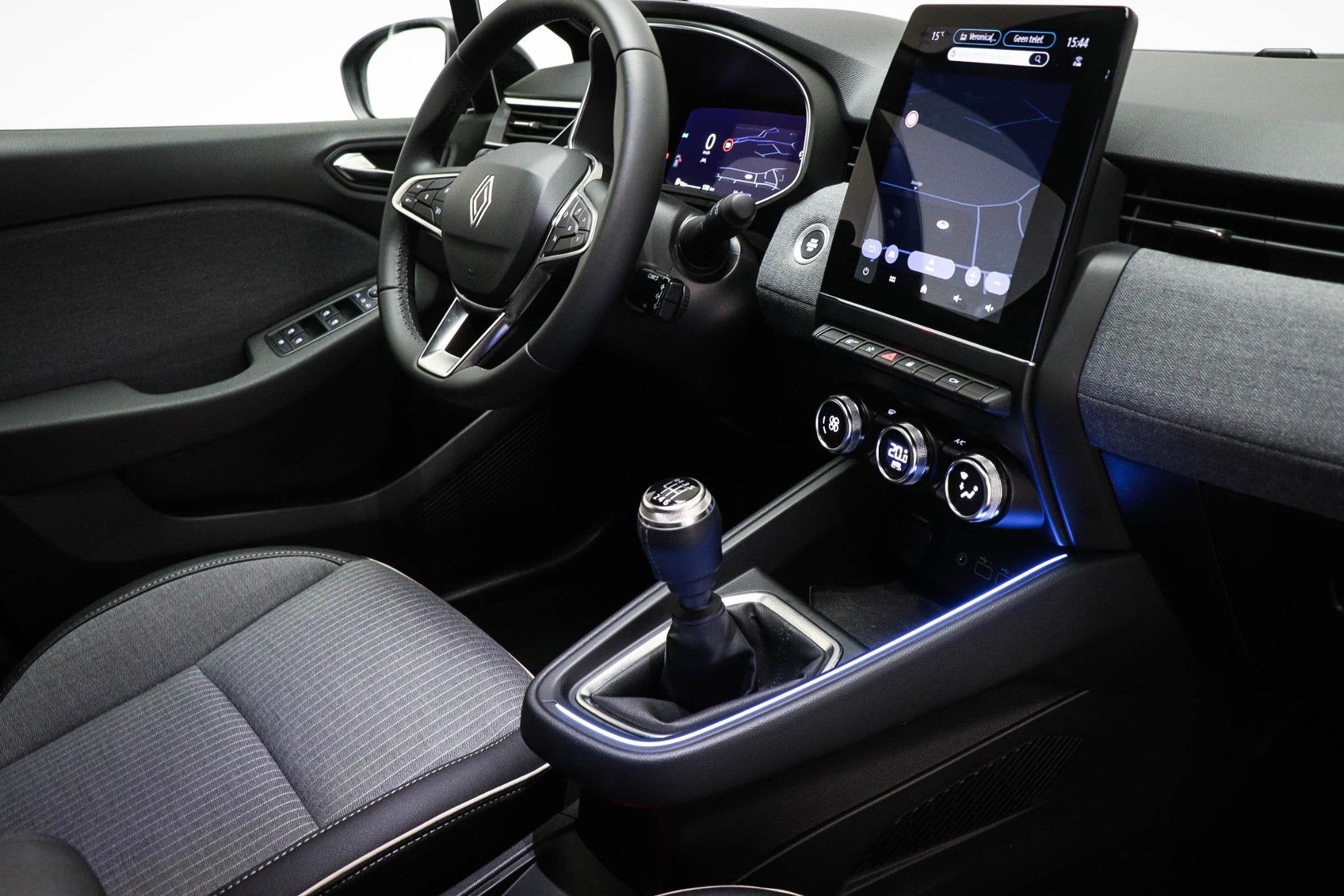 Renault Clio 1.0 TCe 90 GPF techno | LED | DAB | APPLE | 360, Auto's, Voorwielaandrijving, Gebruikt, Met garantie (alle), Leder en Stof