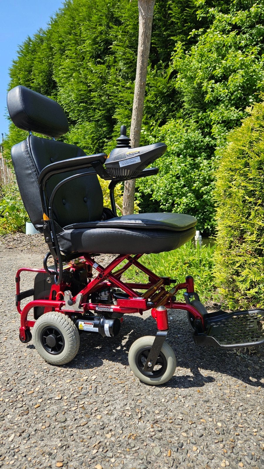 Elektrische rolstoel Shoprider, demontabel, met nieuwe accu, Ophalen, Inklapbaar, Zo goed als nieuw, Elektrische rolstoel