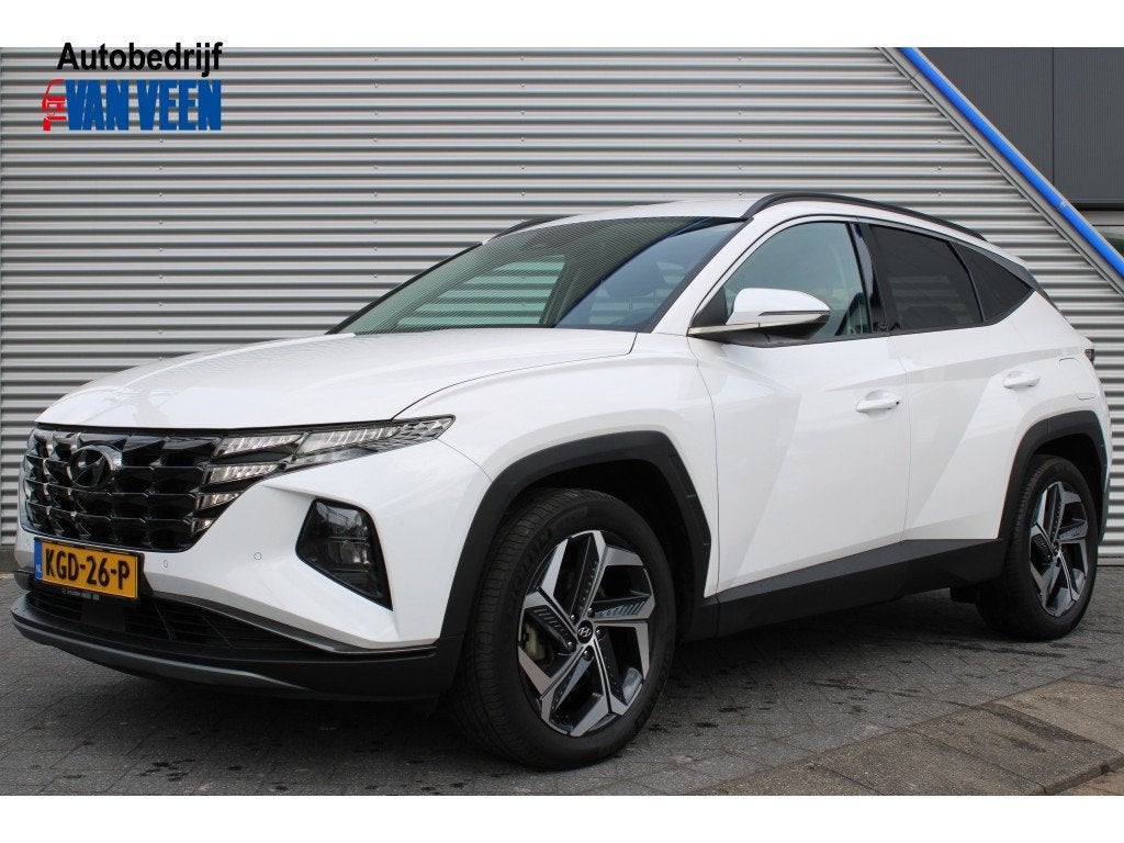 Hyundai Tucson 1.6 T-GDI PHEV Comfort Smart | Stoel -/Stuurw, Auto's, Automaat, Stof, Gebruikt, Zwart
