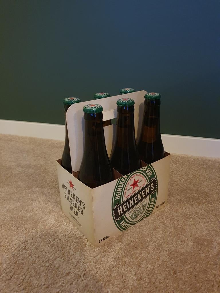 Heineken retro Nieuw verzamelaar, Ophalen, Nieuw, Flesje(s), Heineken