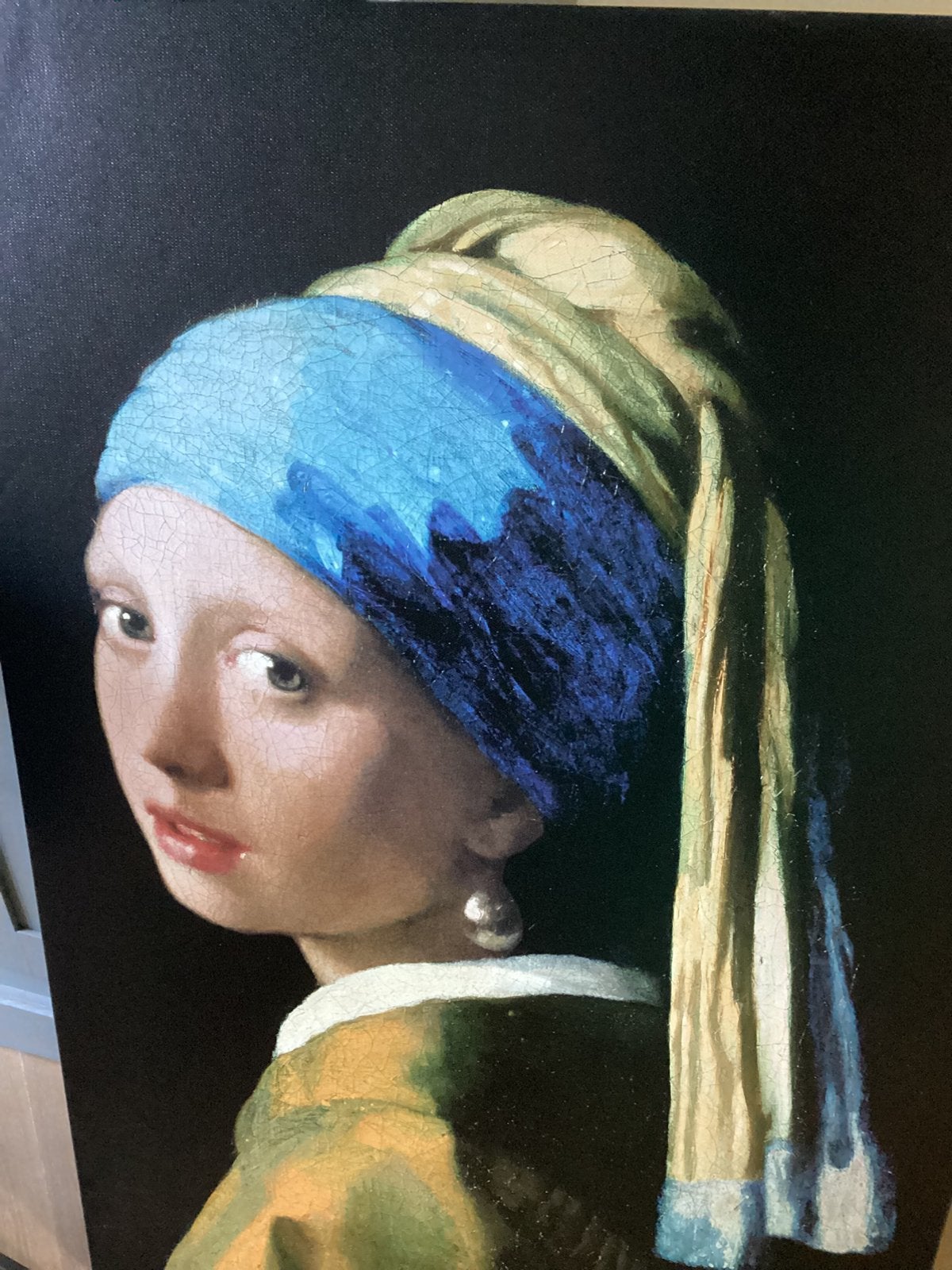Vermeer, meisje met de parel, Ophalen