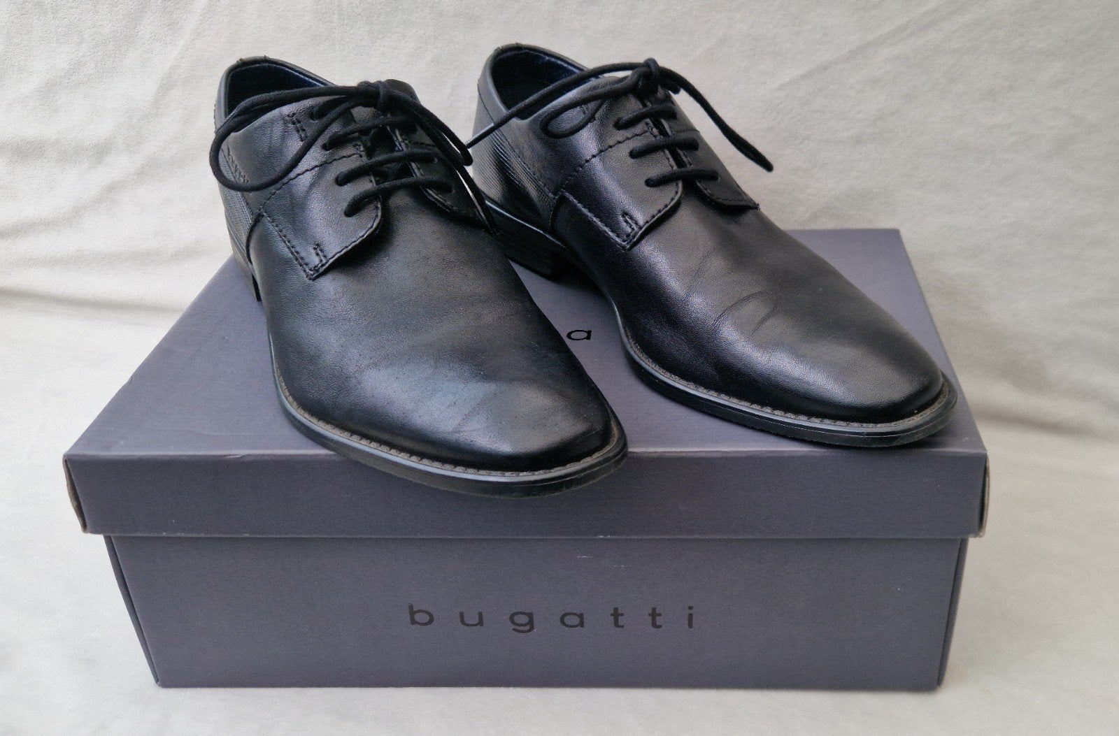 Heren schoenen maat 43 merk bugatti, Bugatti, Zwart, Ophalen of Verzenden, Zo goed als nieuw