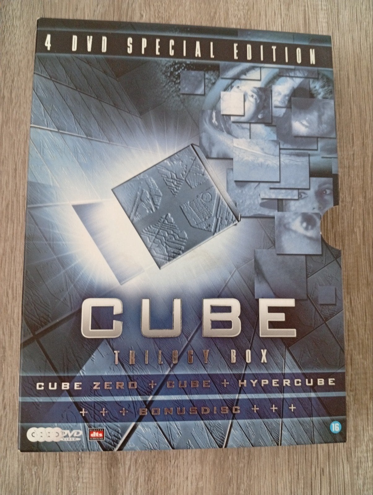 Cube Trilogy Box - 4 DVD Special Edition, Vanaf 16 jaar, Ophalen of Verzenden, Gebruikt, Actiethriller