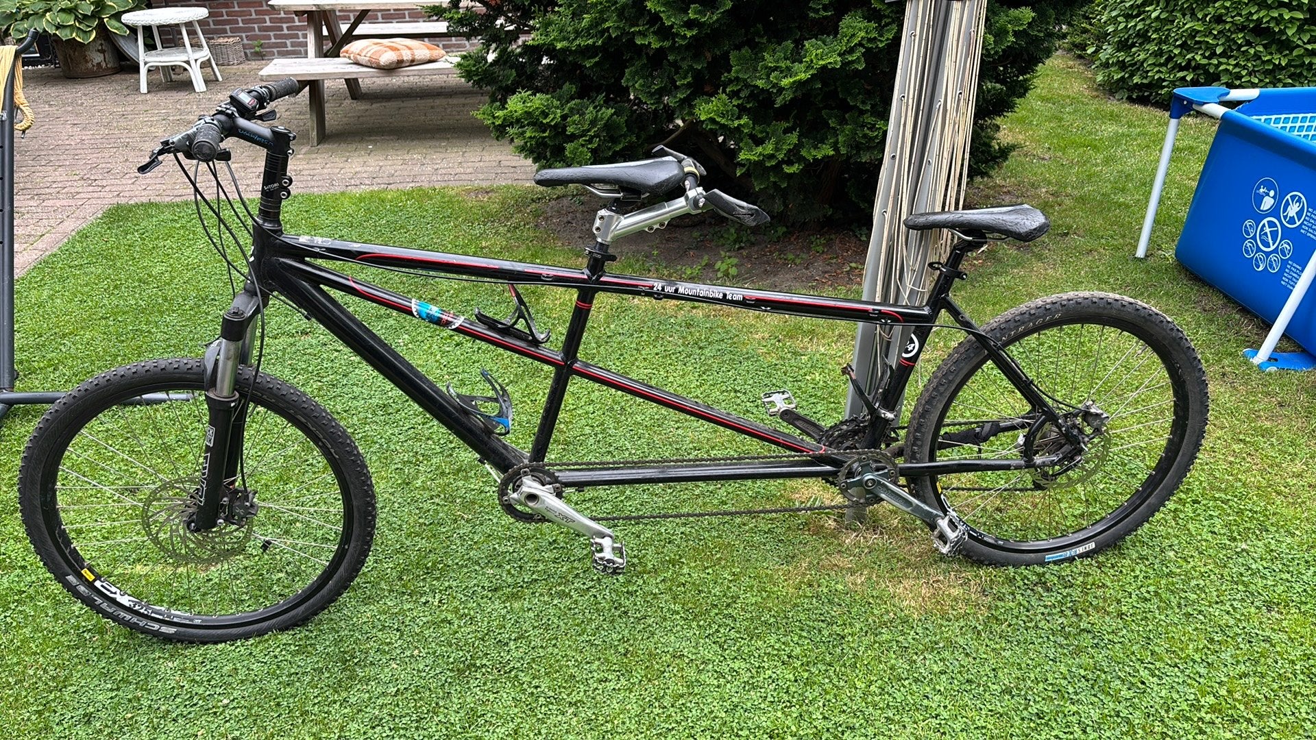 Mtb tandem te koop, Fietsen en Brommers, Fietsen | Tandems, Gebruikt, Meer dan 20 versnellingen, 49 tot 53 cm, Minder dan 47 cm