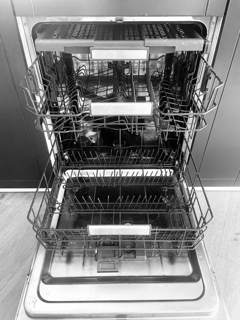 Whirlpool inbouw vaatwasser energieklasse A, Gebruikt, 60 cm of meer, Ophalen of Verzenden, Energieklasse A of zuiniger