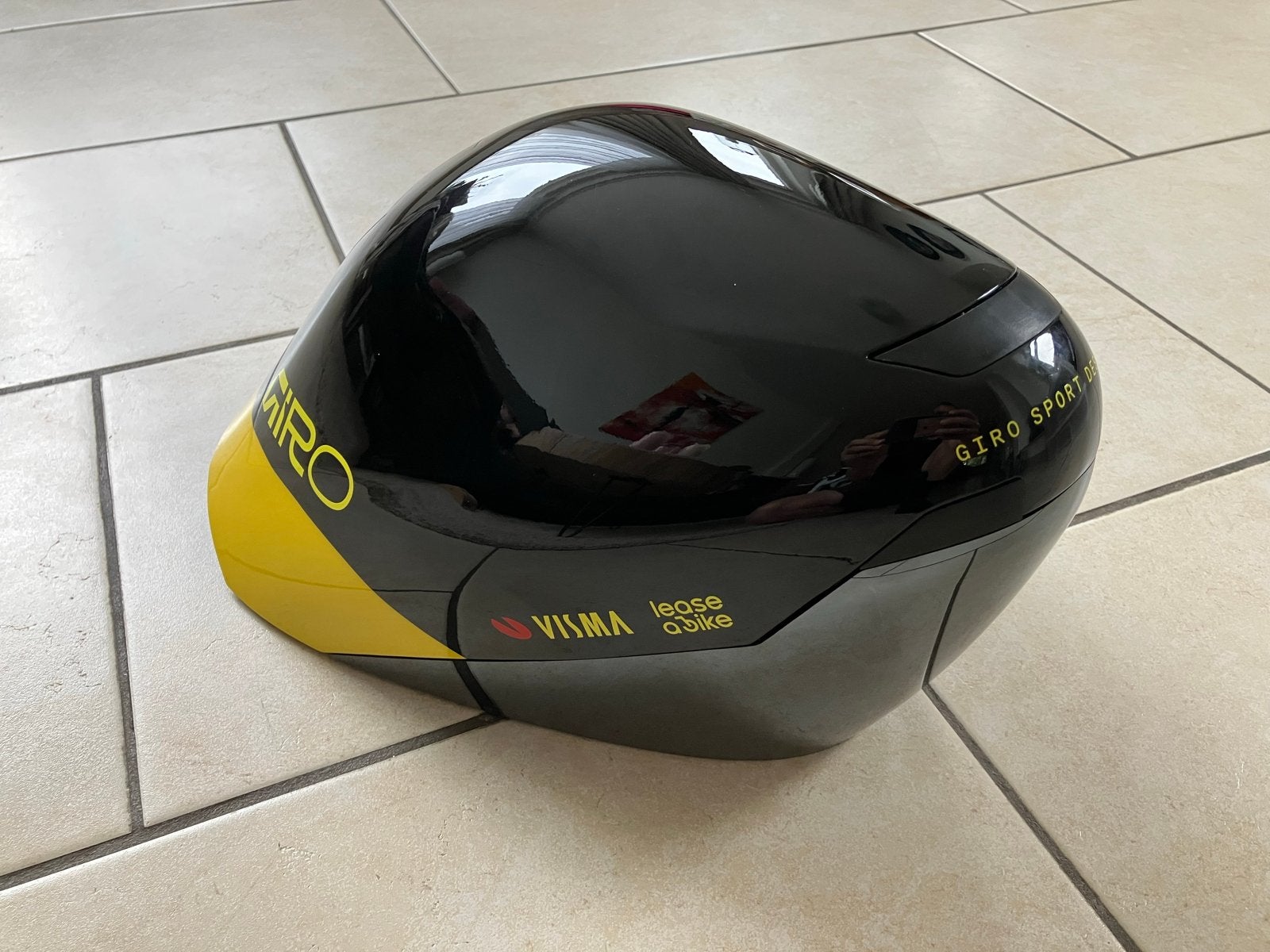Giro Aerohead 2.0 Visma LAB Tijdrithelm Nieuw, maat M, Ophalen, Nieuw, Overige maten, Heer of Dame