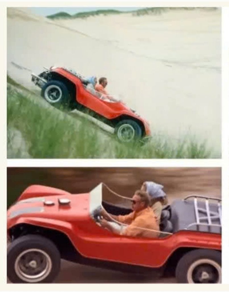 Strand Duin Buggy 1968 Oranje Jet-car 1:43 NOREV Ref. 841105, Verzenden, Nieuw, Auto, Norev