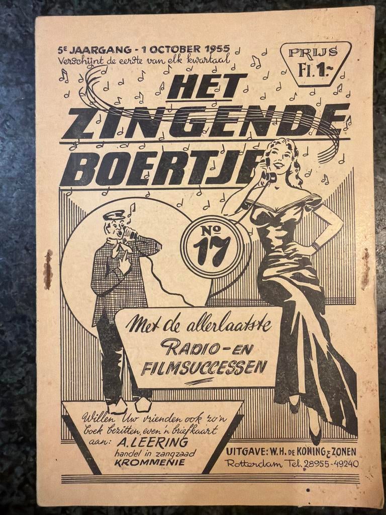 Het Zingende Boertje No. 17 - Radio- en Filmsuccessen, Ophalen of Verzenden, Gelezen, Muziek, Film of Tv