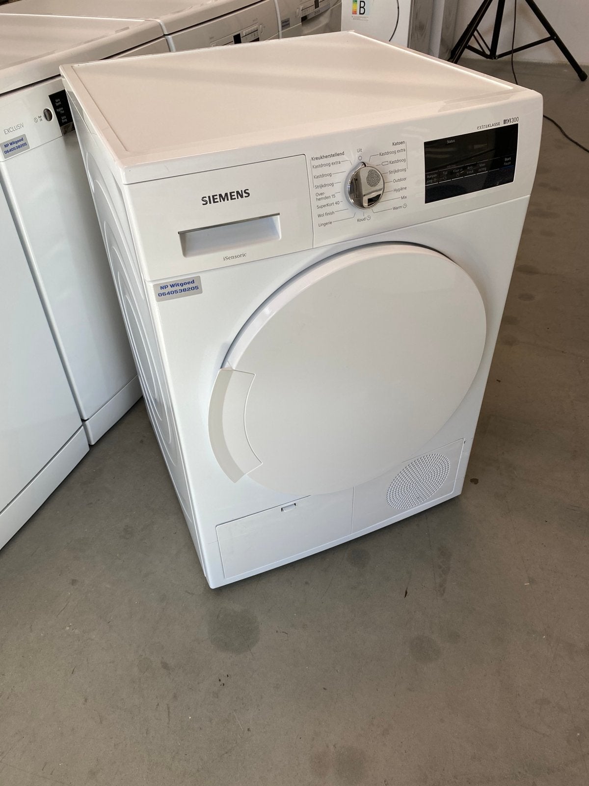 Siemens IQ300 CondensDroger 8 Kilo Zgan! Gratis Bezorgd!, Witgoed en Apparatuur, Wasdrogers, Ophalen, Minder dan 85 cm, Anti-kreukfase
