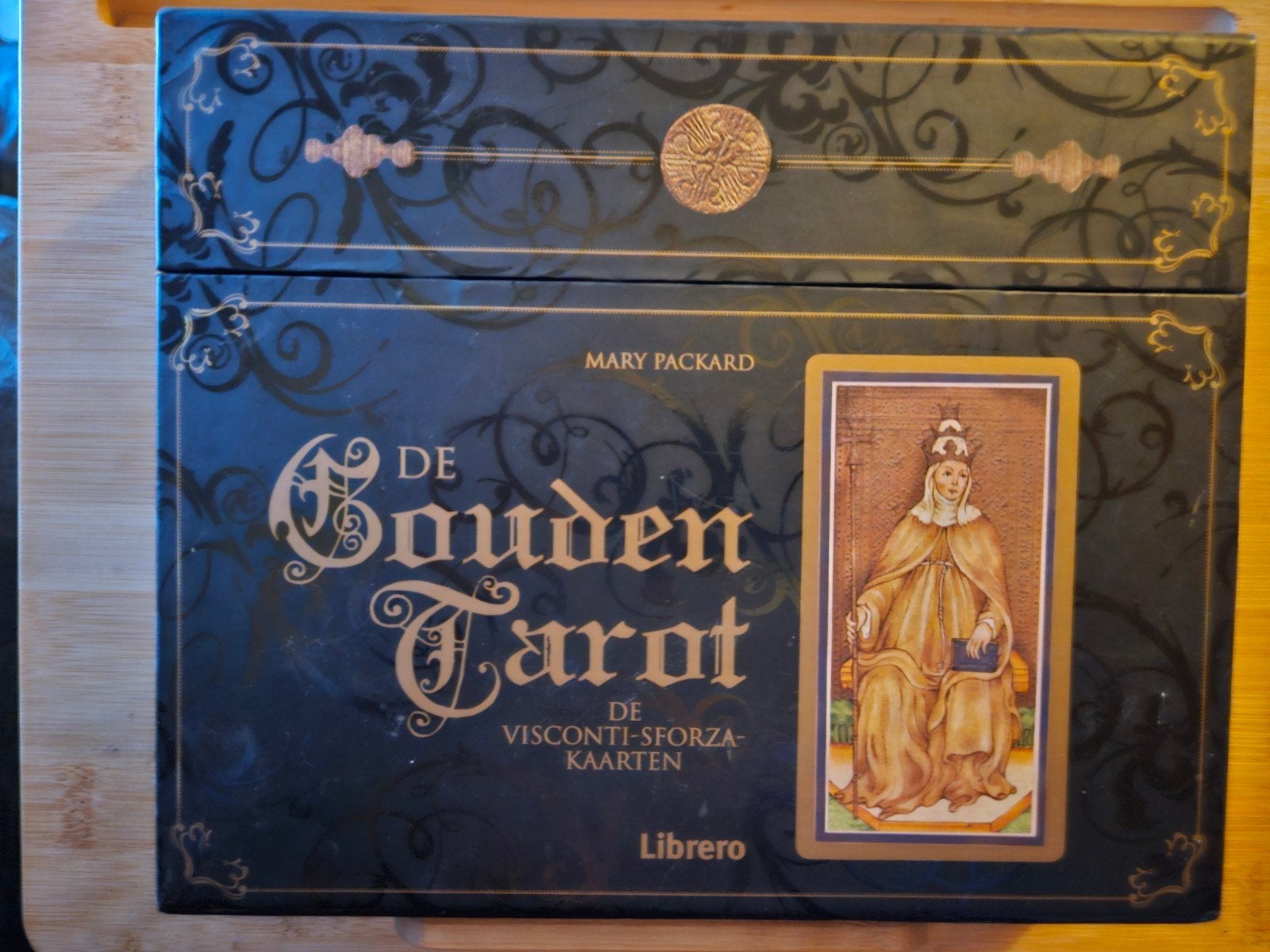De Gouden Tarot: Visconti-Sforza kaarten in luxe doos, Ophalen of Verzenden, Zo goed als nieuw