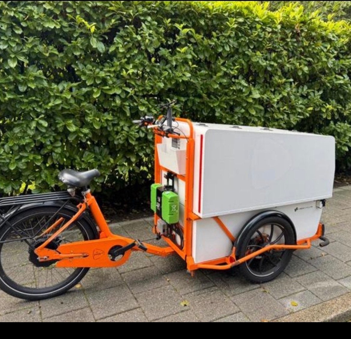Electrische bakfiets met grote laadbak, Overige merken, Gebruikt, Goederen, Elektrisch