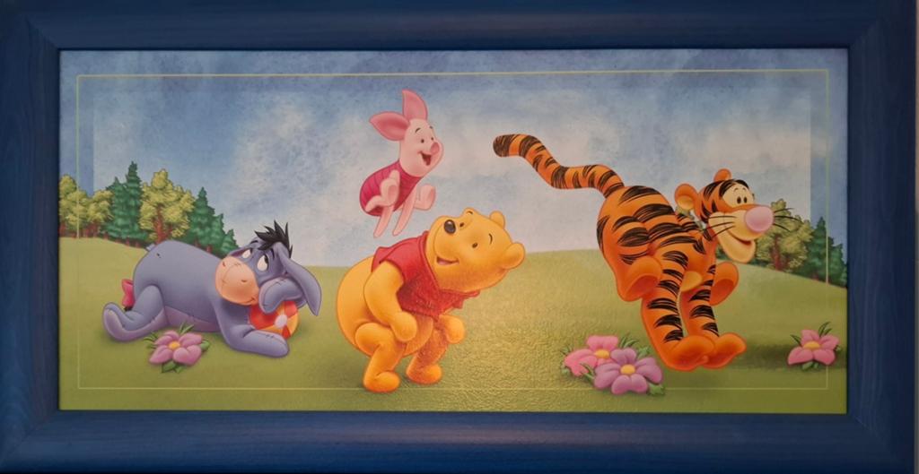 2 x Disney Winnie de Poeh Schilderij en Lamp, Kinderen en Baby's, Kinderkamer | Inrichting en Decoratie, Ophalen of Verzenden
