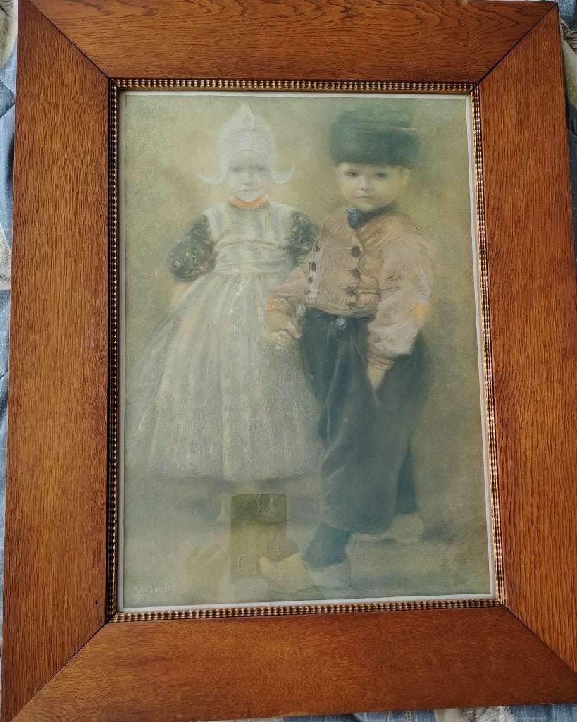 pracht schilderij van 58 bij 75 cm, Ophalen