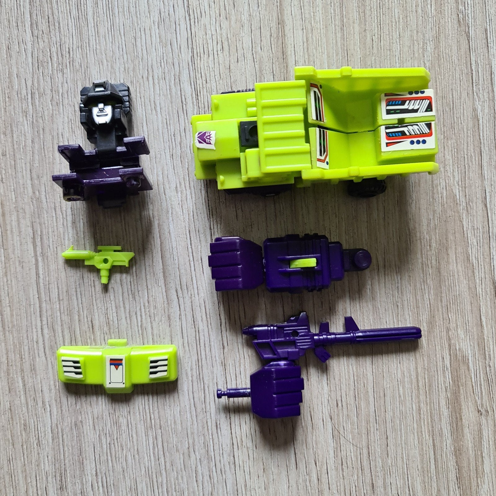 Mini KO knockoff Long Haul met Devastator onderdelen, Verzamelen, Transformers, G1, Ophalen of Verzenden