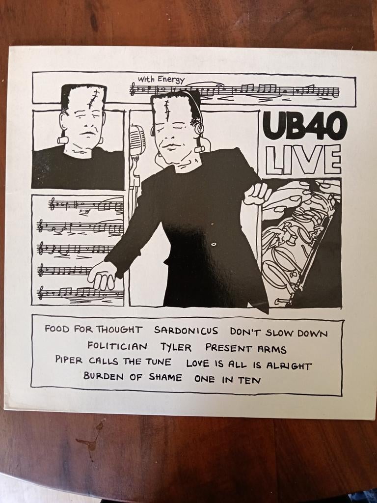 UB40 Live LP - Vintage Reggae Vinyl, Ophalen of Verzenden, Gebruikt, 12 inch