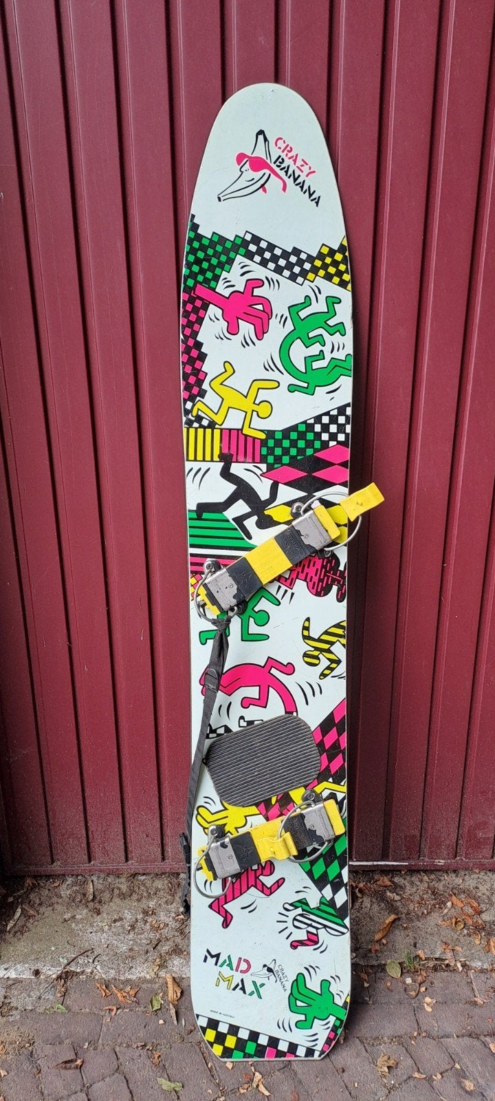Retro Snowboard ; Crazy Banana  Mad Max, Sport en Fitness, Snowboarden, Ophalen, Gebruikt, Board