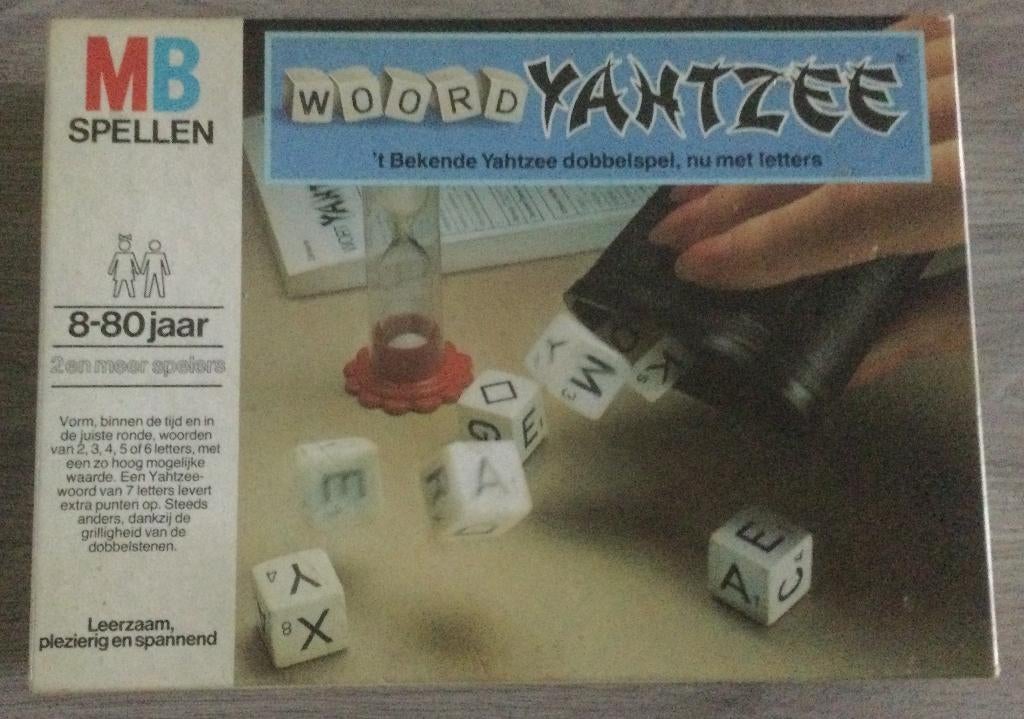 Woord Yahtzee Spel, Een of twee spelers, Ophalen of Verzenden, Gebruikt