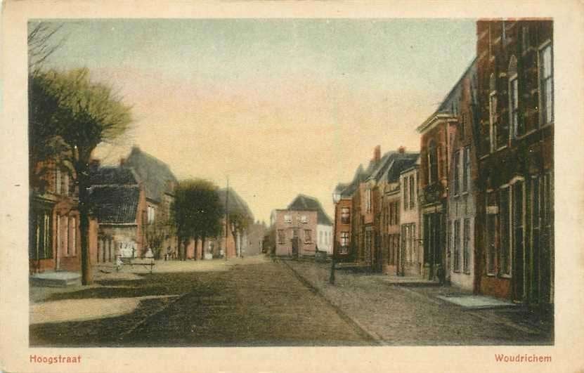 380-746-031 Woudrichem Hoogstraat, Verzamelen, Verzenden, Voor 1920, Noord-Brabant