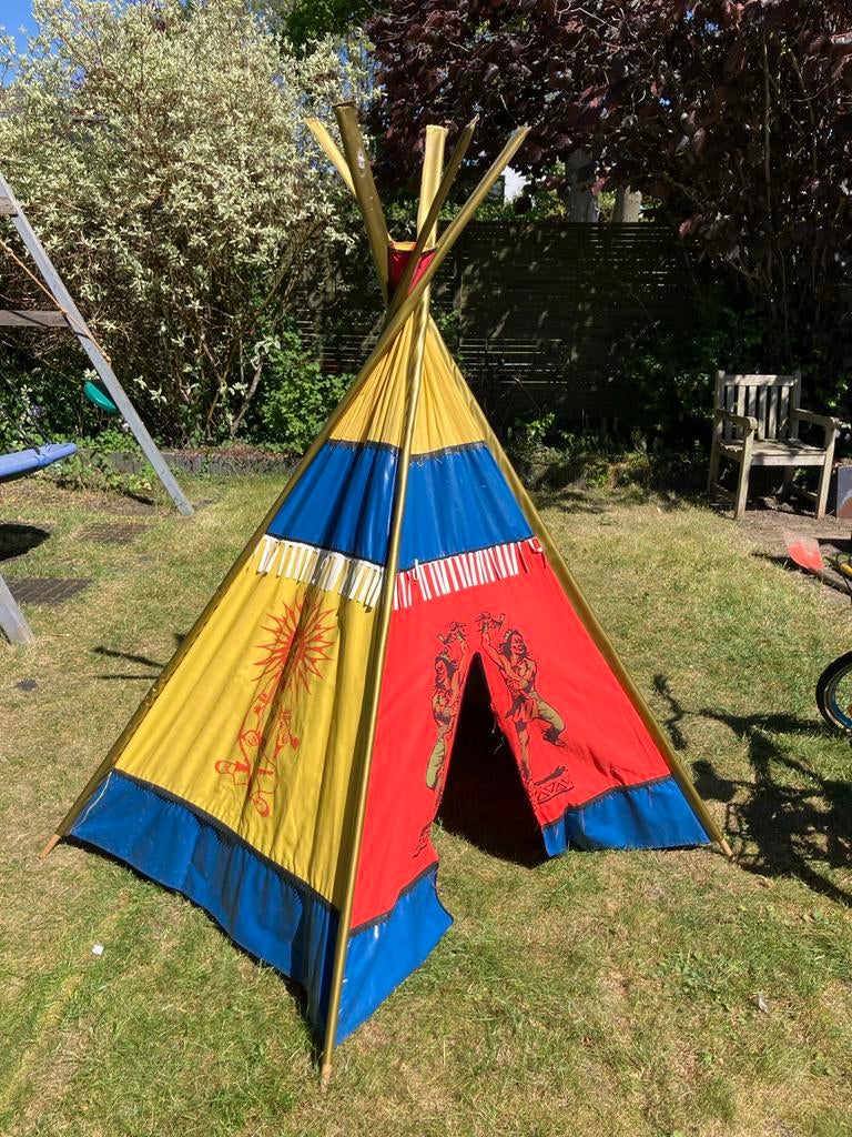 Kleurrijke speeltent / tipi voor kinderen, Ophalen, Gebruikt