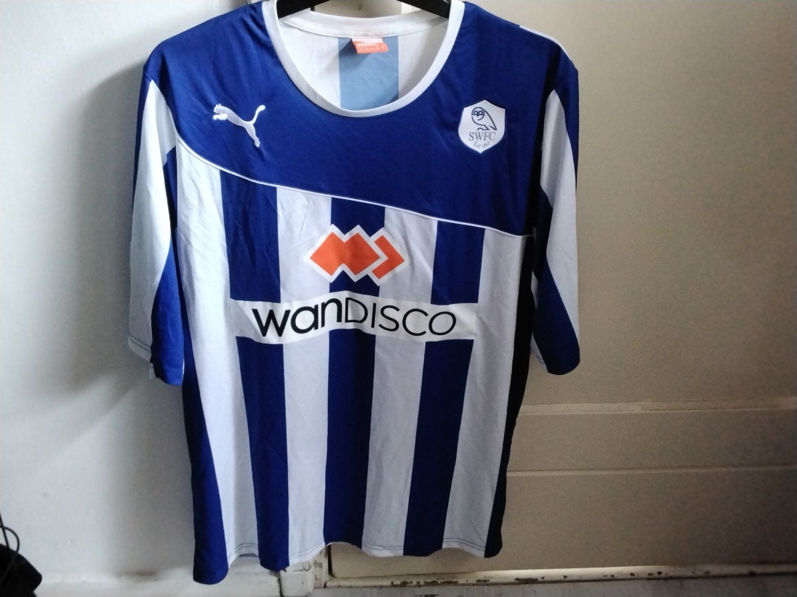 thuisshirt sheffield wednesday, Groter dan maat XL, Ophalen of Verzenden, Shirt