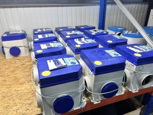 8 stuks Itho Daalderop ventilatiebox (type: CVE ECO RFT HE), Doe-het-zelf en Verbouw, Ventilatie en Afzuiging, Ophalen of Verzenden