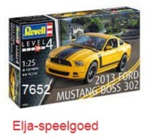 Revell 1:25 FORD MUSTANG 2013 Boss 302 modelbouw 7652, Auto, Revell, Groter dan 1:32, Nieuw
