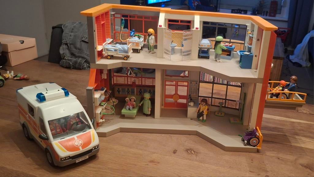 Playmobil kinderziekenhuis, Ophalen, Gebruikt