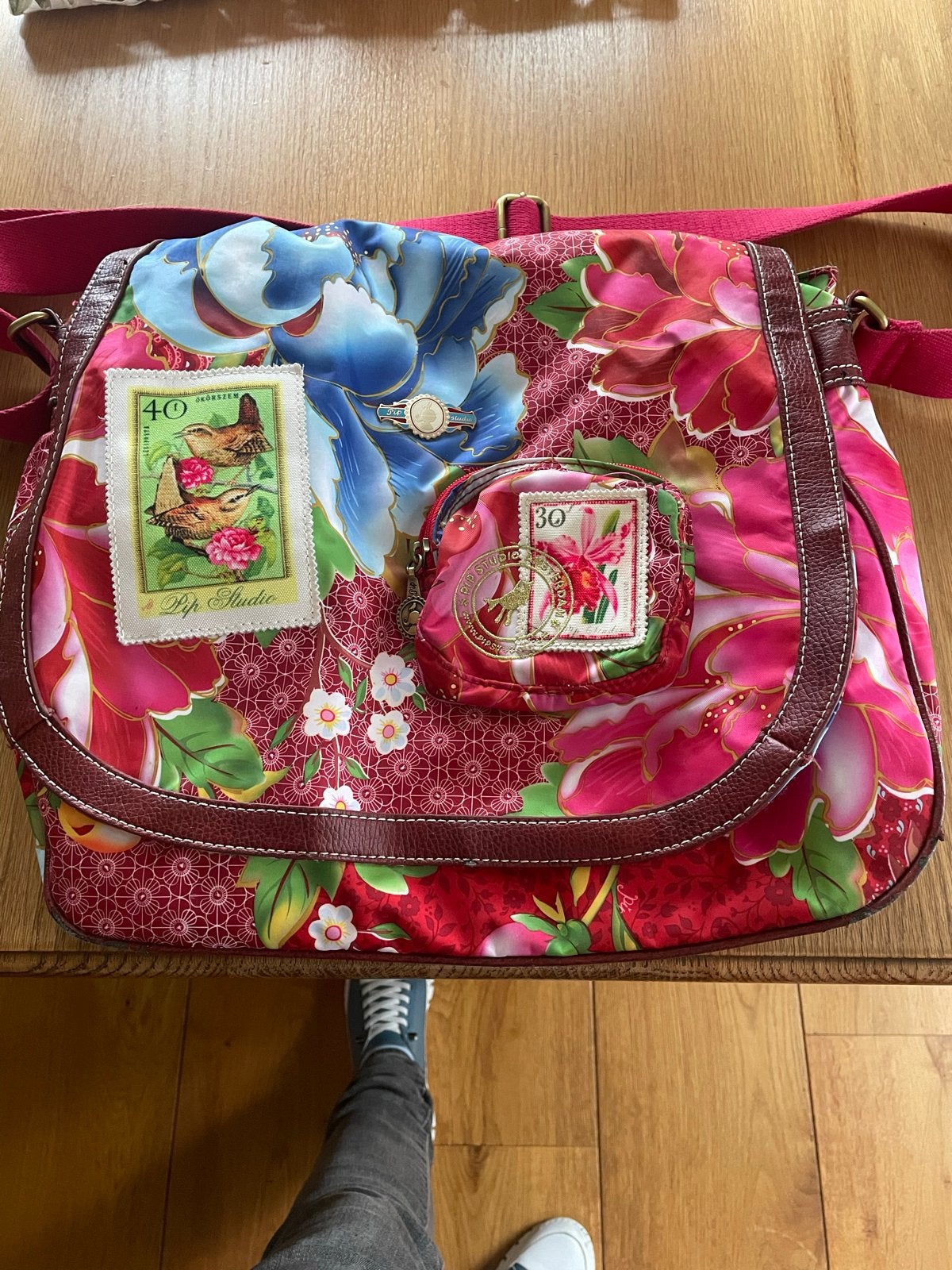 Mooie Pip Studio tas - Gebruikt maar in goede staat, Ophalen of Verzenden, Gebruikt, Roze, Schoudertasje