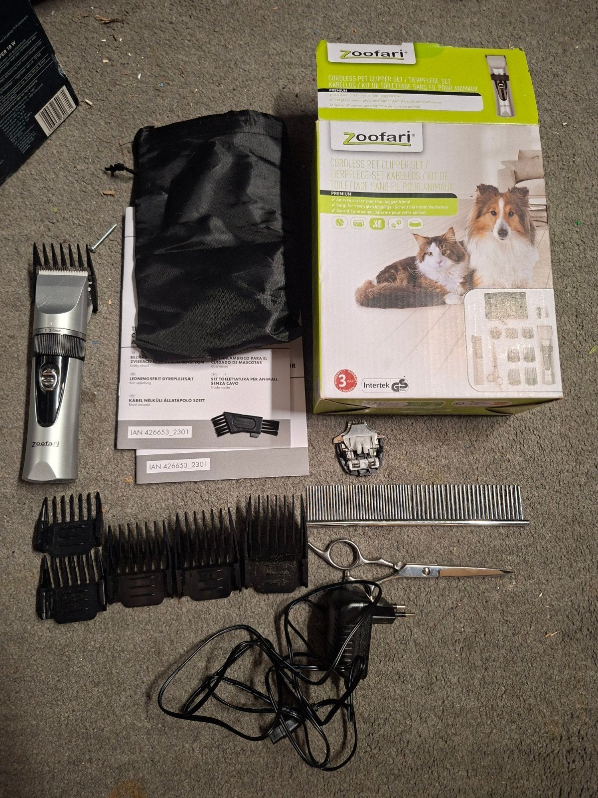 Trimmer voor dieren, Ophalen